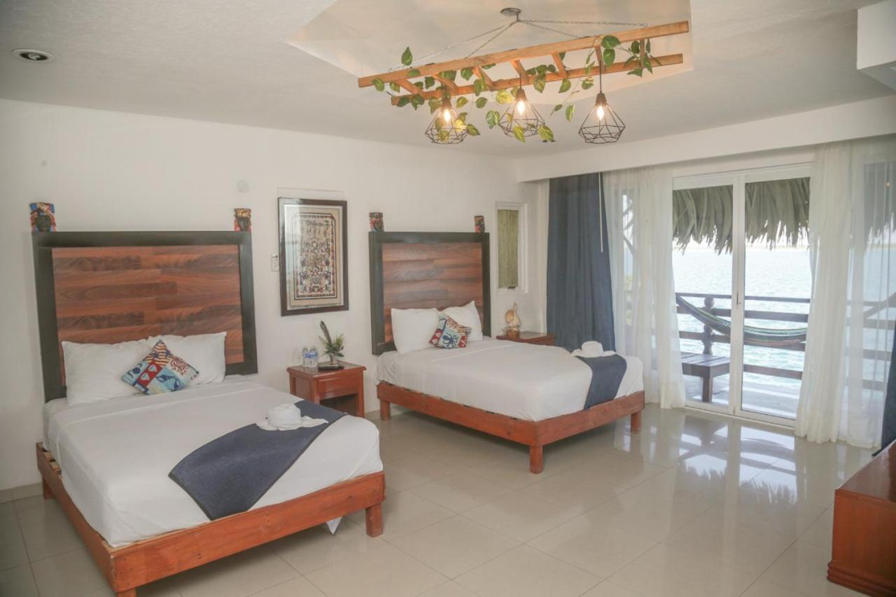 Seven Blue House Village & Lodge Bacalar Exterior foto